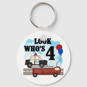 Everyday Heroes 4th Birthday Key Ring