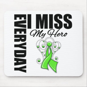 Everyday I Miss My Hero Lymphoma Mouse Mat