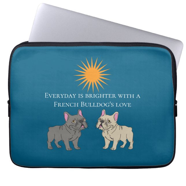 Everyday is brighter laptop sleeve (Front)