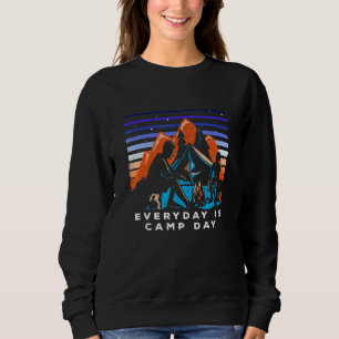 Everyday Is Camp Day Camper Nature Camp Pro Enviro Sweatshirt