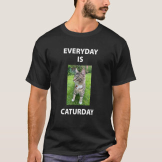 Everyday Is Caturday Happy Cat T-Shirt