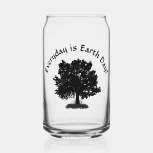 Everyday is Earth Day Design  Can Glass