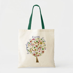 Everyday is earth day tote bag
