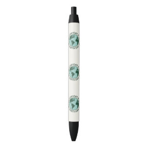Everyday Is Earth Day - Vintage Green Earth Lover Black Ink Pen