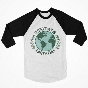 Everyday Is Earth Day - Vintage Green Earth Lover T-Shirt