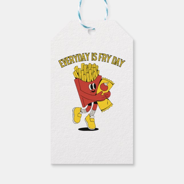 Everyday Is Fry Day Gift Tags (Back)