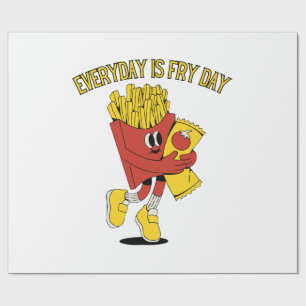 Everyday Is Fry Day Wrapping Paper