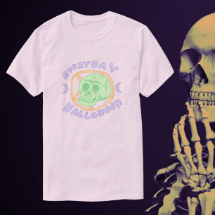 Everyday Is Halloween - Kawaii Pastel Goth Skull T-Shirt