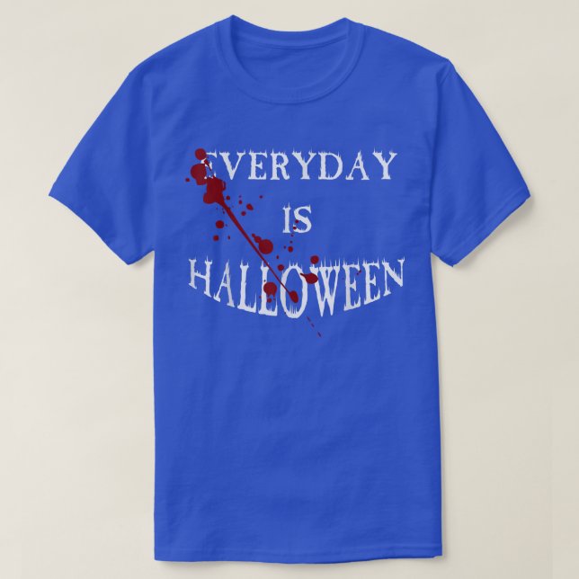 Everyday Is Halloween Pumpkin Horror 2112 T-Shirt (Design Front)