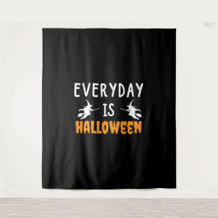 everyday is halloween tapestry