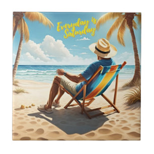 Everyday is Saturday Retired Tile