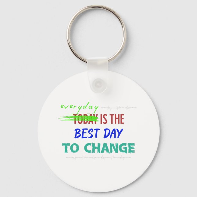 Everyday Is The Best Day Key Ring (Front)