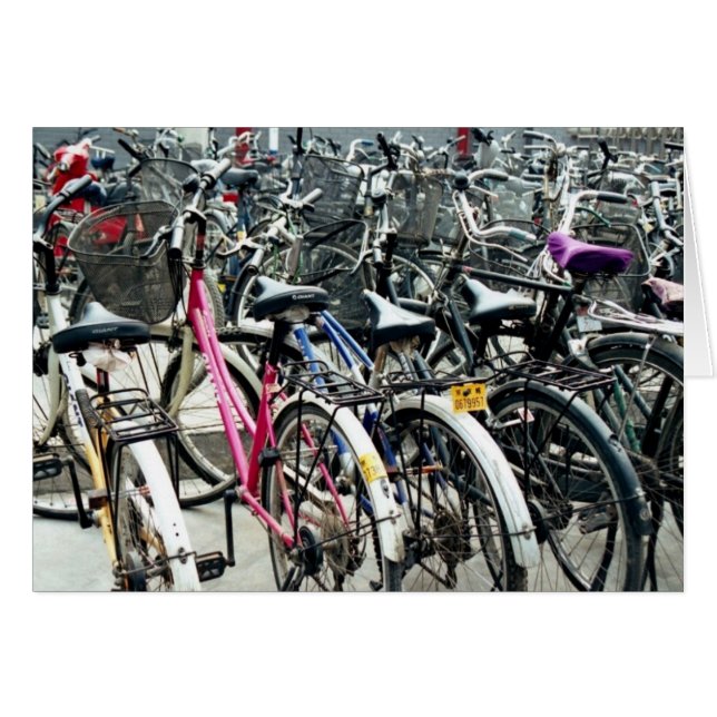 Everyday Life in China I: Bicycles Parked (Front Horizontal)
