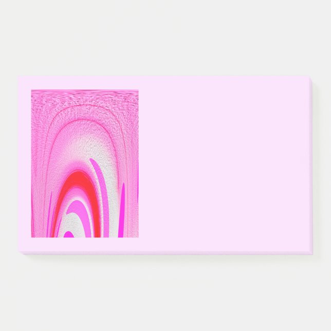 Everyday messages pink art post-it notes (Front)