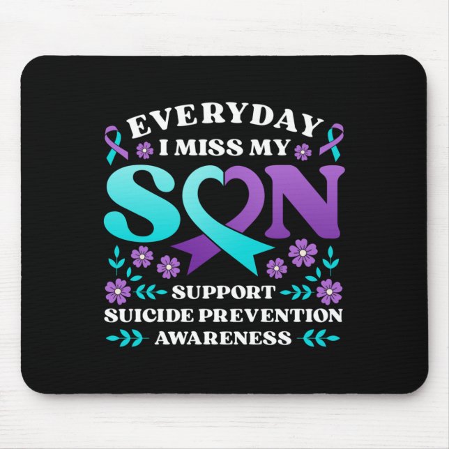 Everyday Miss Son Support Prevention Awareness Mouse Mat (Front)