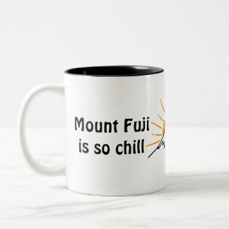 Everyday Prints with Personal Meaning Two-Tone Coffee Mug