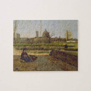 Everyday Scene, near Florence, c.1865 Jigsaw Puzzle