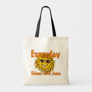 Everyday shines with Jesus Tote Bag
