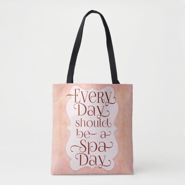 Everyday Spa Day Tote Bag (Front)