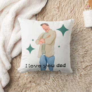 Everyday Superhero Dad Cushion