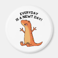Everyday's A Newt Day Cute Cute Salamander Pun