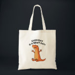 Everyday's A Newt Day Funny Cute Salamander Pun Tote Bag<br><div class="desc">Everyday's A Newt Day Funny Funny Salamander Pun features a salamander newt just chillin and enjoying his day! Funny Pun gift for family and friends who love cute newt animal puns.</div>