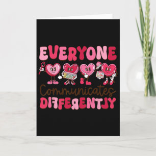Everyone Communicates Differently Special Educatio Card