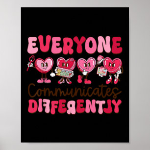 Everyone Communicates Differently Special Educatio Poster