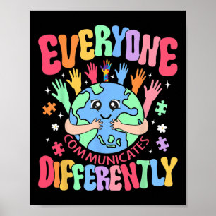 Everyone Communicates Differently Special Educatio Poster