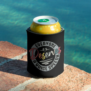 Everyone Deserves A Voice Speech SLP Vintage Can Cooler