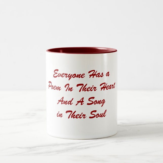 Everyone Has a Poem Mug (Center)