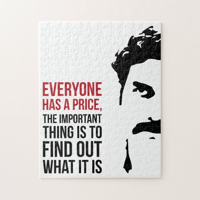 Everyone has a price jigsaw puzzle (Vertical)