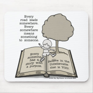 Everyone Has a Story Mouse Mat