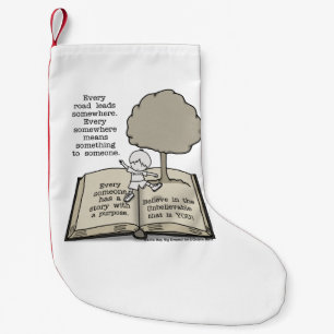 Everyone Has a Story Small Christmas Stocking