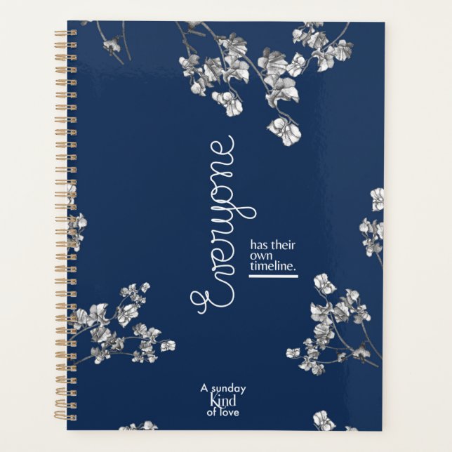 Everyone has their own timeline planner (Front)