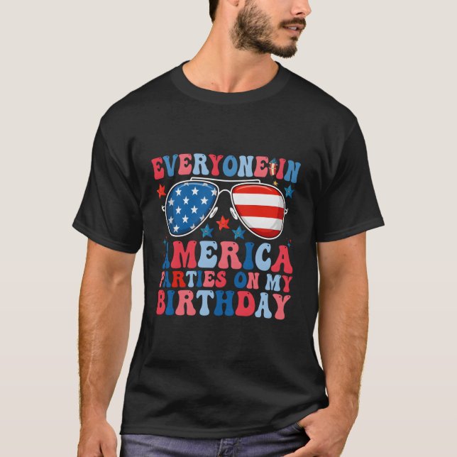Everyone In America Pies On My 4Th Of July 2023 T-Shirt (Front)