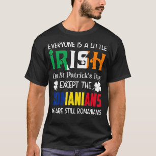 Everyone Is A Little Irish On St Patricks Day Roma T-Shirt