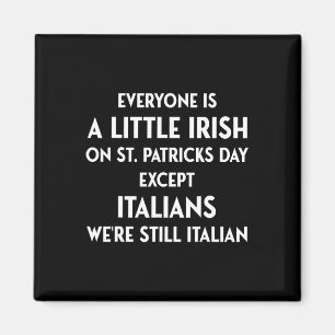 Everyone Is A Little Irish St. Patricks Day Except Magnet