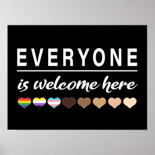 Everyone is welcome here All Are Welcome Here Poster