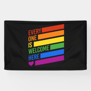 Everyone is Welcome Here Banner