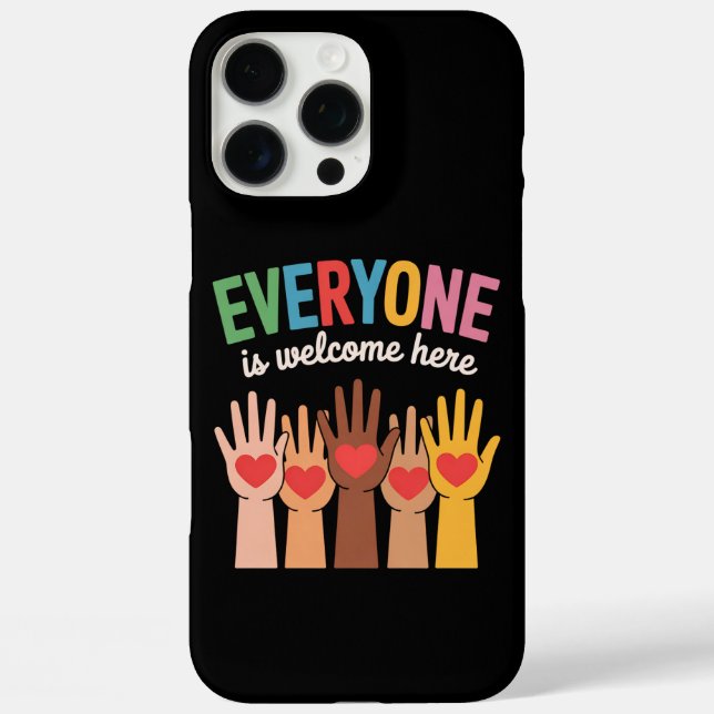 Everyone Is Welcome Here Case-Mate iPhone Case (Back)