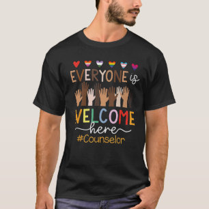 Everyone Is Welcome Here Counsellor T-shirt.png T-Shirt
