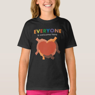 Everyone Is Welcome Here Diversity Inclusion Equal T-Shirt