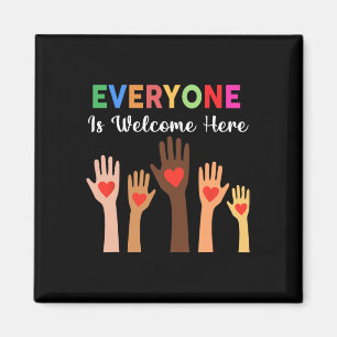 Everyone Is Welcome Here Idaho Teacher 2  Magnet