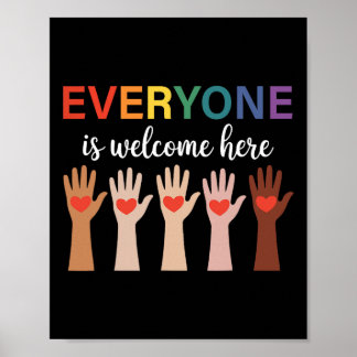 Everyone Is Welcome Here Idaho Teacher 3  Poster