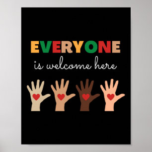 Everyone Is Welcome Here Idaho Teacher 43 Poster