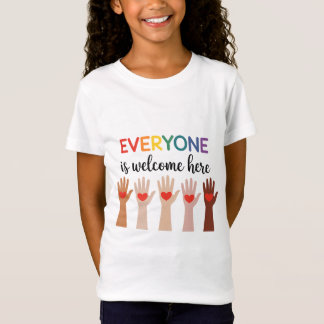 Everyone Is Welcome Here Idaho Teacher 49 T-Shirt