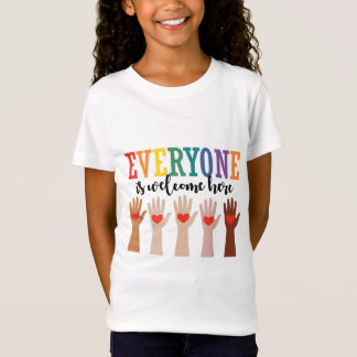 Everyone Is Welcome Here Idaho Teacher 56  T-Shirt