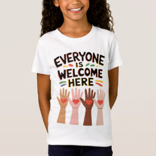 Everyone Is Welcome Here Idaho Teacher 79 T-Shirt