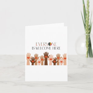 Everyone Is Welcome Here Idaho Teacher Card